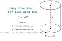 Công Thức Tính Thể Tích Khối Trụ và Hướng Dẫn Giải Bài Tập
