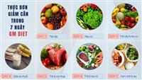 Thực đơn giảm cân trong 1 tuần an toàn, lành mạnh