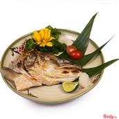 Đầu cá hồi nướng muối