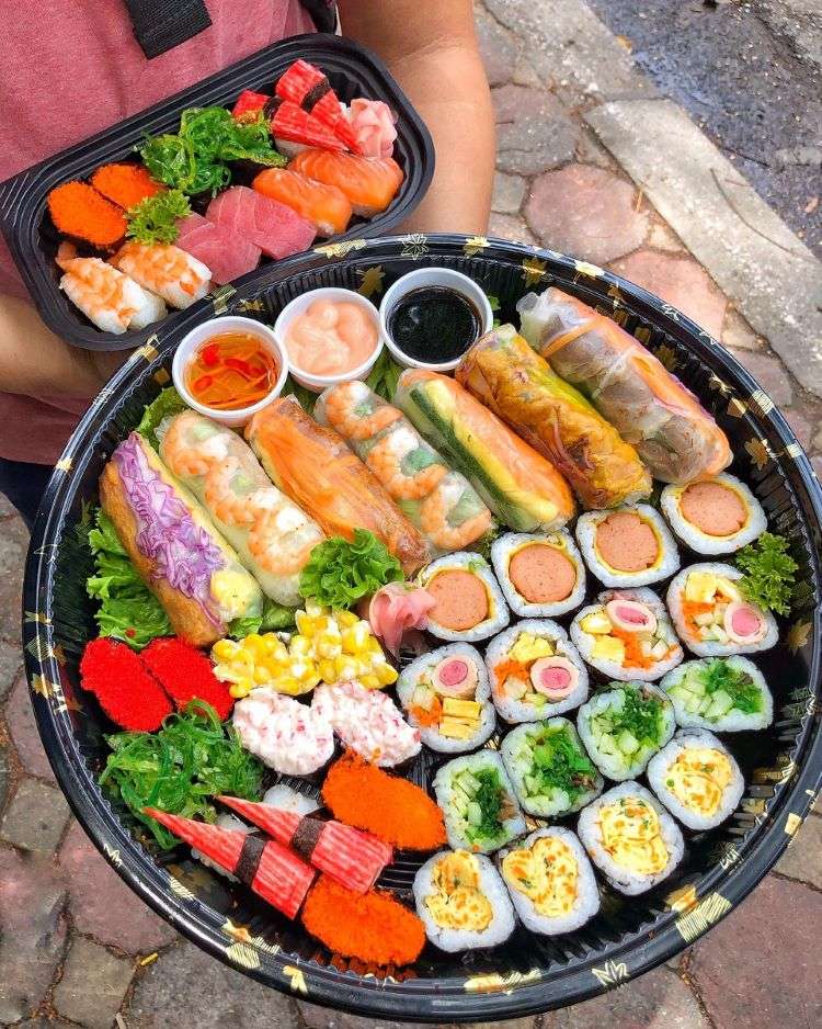 Quán ăn sushi ngon